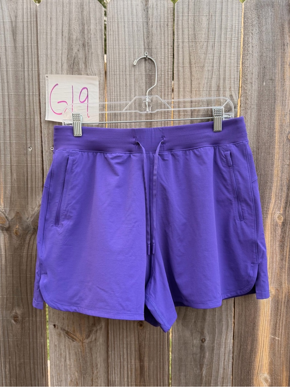 Lululemon License to Train High-Rise Short 4" Petrol Purple Size 10